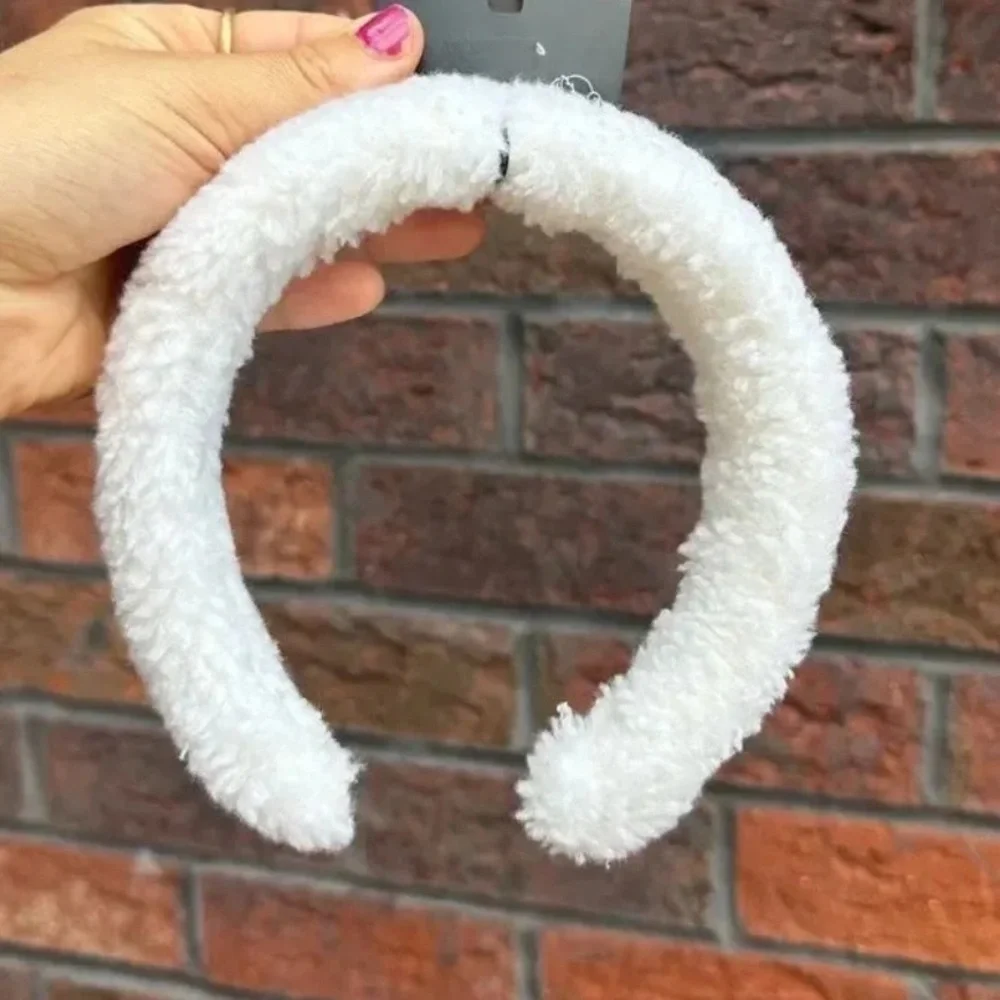 White Puffy Headband